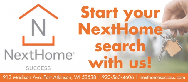 Start Your Next Home Search with Us!, NextHome Success - Fort Atkinson