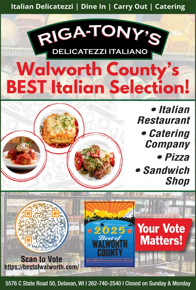 Best Italian Selection!, Riga-Tony's, Delevan, WI