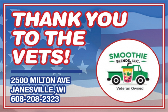 Thank You to The Vets!, Smoothie Blends, LLC
