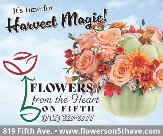 It's Time for Harvest Magic!, Flowers From the Heart of Fifth, Antigo, WI