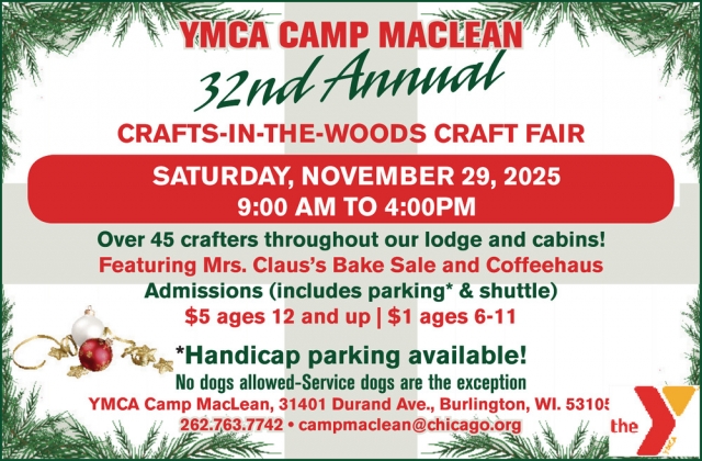 Craft Fair, YMCA Camp MaClean 32nd Annual Crafts-In-The-Wiids Craft Fair