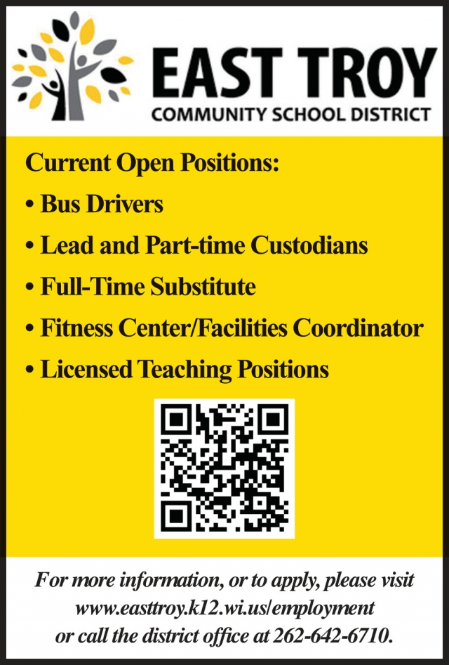 Bus Drivers, East Troy Community School District, East Troy, WI