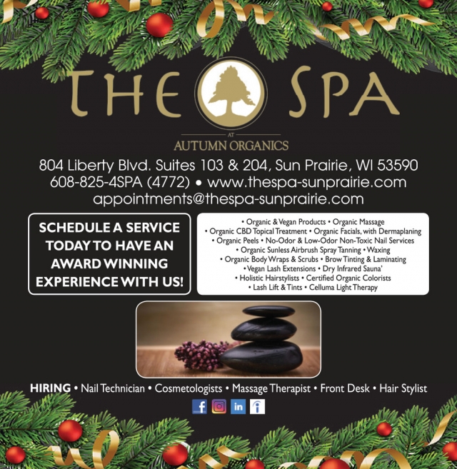 Autumn Organics, The Spa - Sun Prairie, Sun Prairie, WI