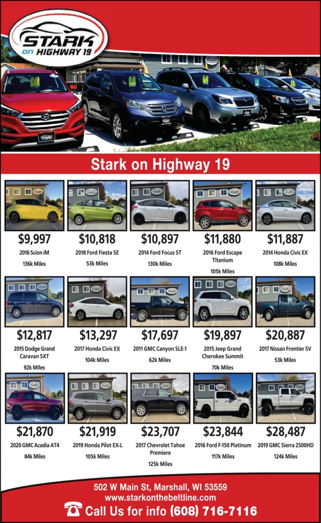 Stark on Highway 19, Stark on Highway 19, Marshall, WI