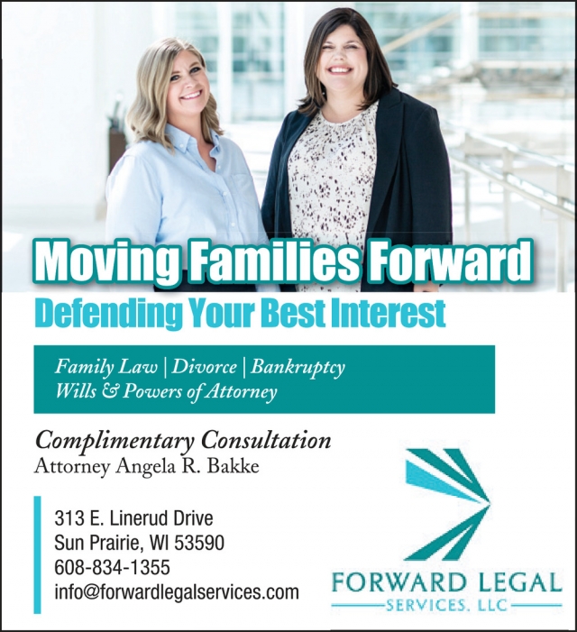 Moving Families Forward, Forward Legal Services, LLC - Sun Prairie, Sun Prairie, WI