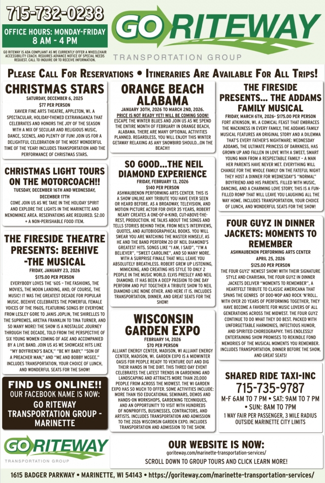 Christmas Stars, GO Riteway Transportation Group, Oak Creek, WI