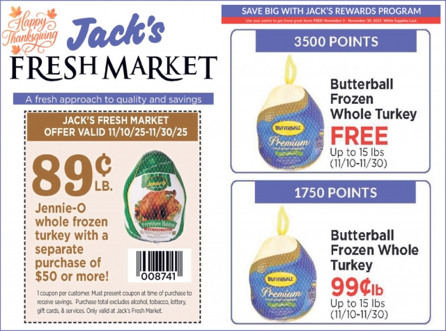 Fresh Market, Jack's Fresh Market, Menominee, MI