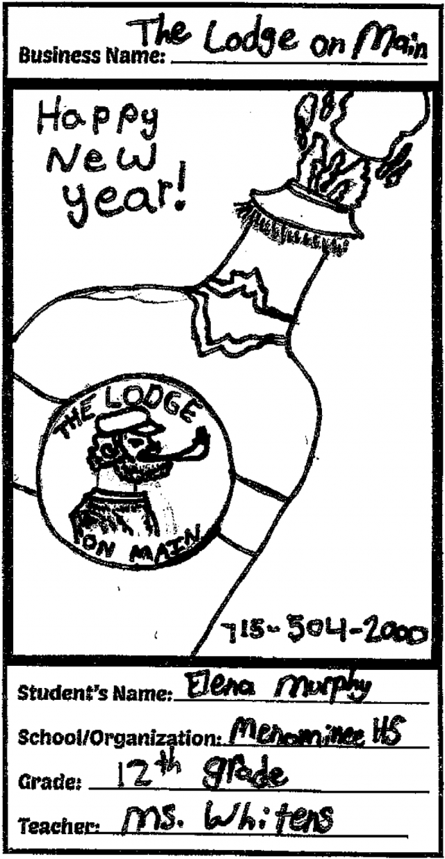 Happy New Year!, The Lodge on Main, Marinette, WI