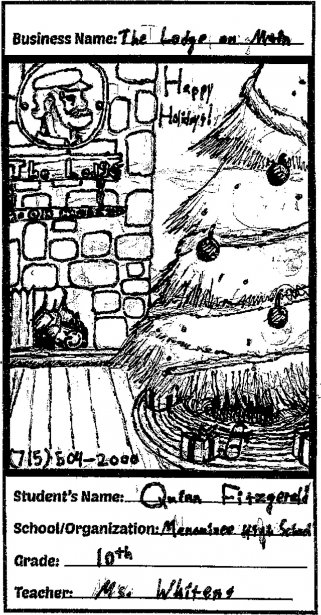 Happy Holidays!, The Lodge on Main, Marinette, WI