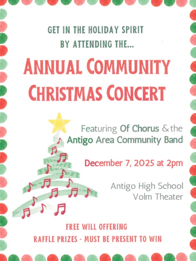 Spring Concert, Annual Community Christmas Concert (December 7, 2025)