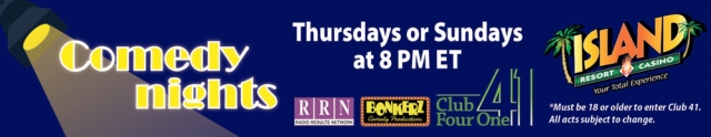 Comedy Nights, Island Resort & Casino, Harris, MI