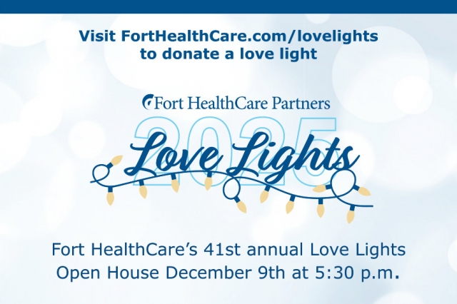 Love Lights 2025, Fort HealthCare for Health, Fort Atkinson, WI