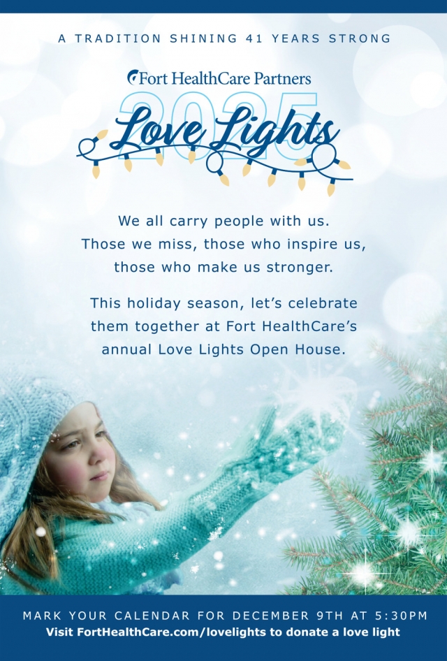 Love Lights 2025, Fort HealthCare for Health, Fort Atkinson, WI