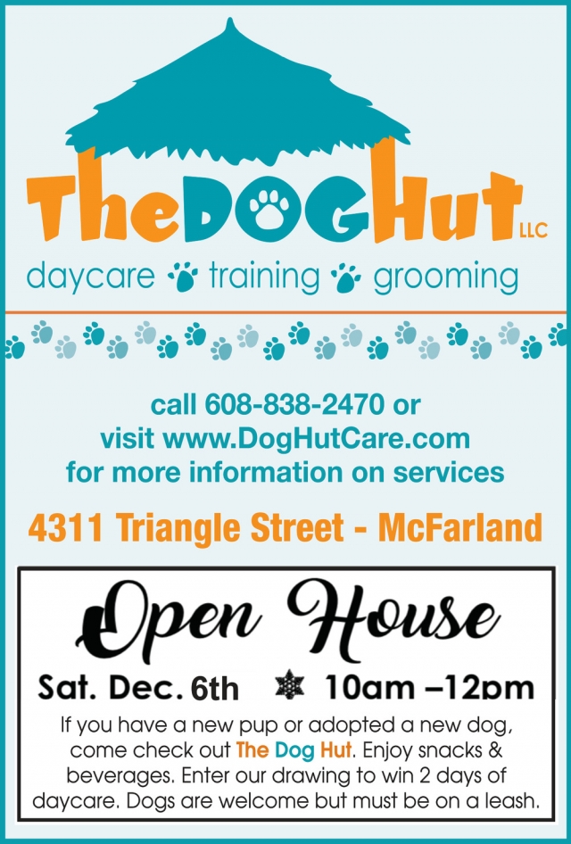 Dog Training, The Dog Hut, LLC, Mcfarland, WI
