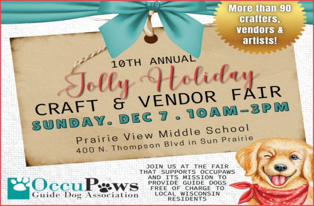 Craft & Vendor Fair, 10th Annual Jolly Holiday Craft & Vendor Fair (December 7, 2025)