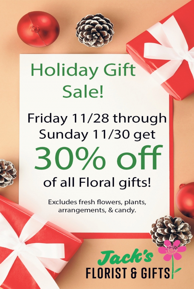 Holiday Gift Sale!, Jack's Fresh Market, Menominee, MI