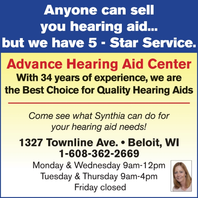Come See What Synthia Can Do for Your Hearing Aid Needs!, Advance Hearing Aid Center, LLC