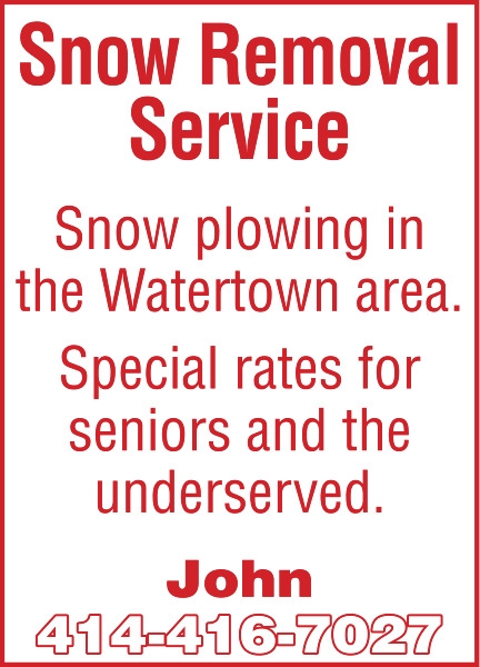 Snow Removal Service, 414-416-7027