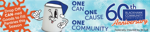 One Can One Cause One Community, Blackhawk Community Credit Union, Stoughton, WI