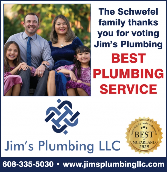 Best Plumbing Service, Jim's Plumbing, LLC, Mc Farland, WI
