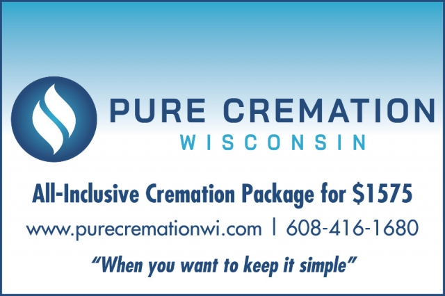 All-Inclusive Cremation Package for $1575, Pure Cremation Wisconsin, Madison, WI