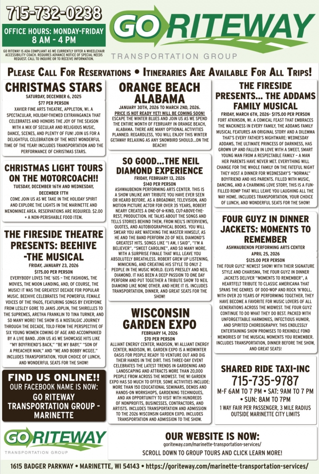 Christmas Stars, GO Riteway Transportation Group, Oak Creek, WI