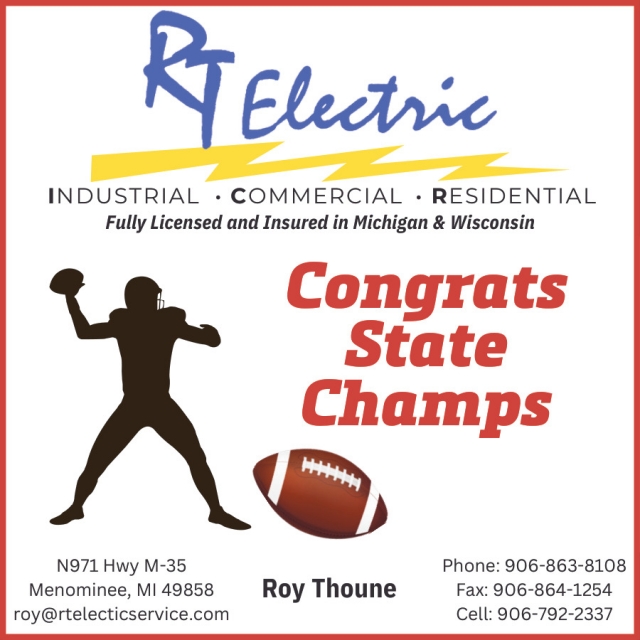Electric Services, RT Electric, Menominee, MI