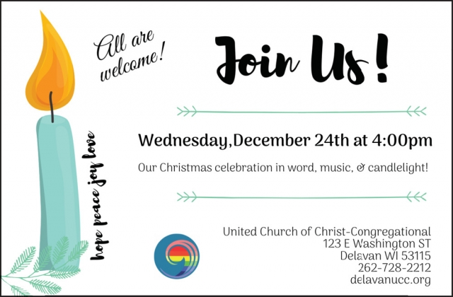 Christmas Celebration, Delavan UCC, Delavan, WI