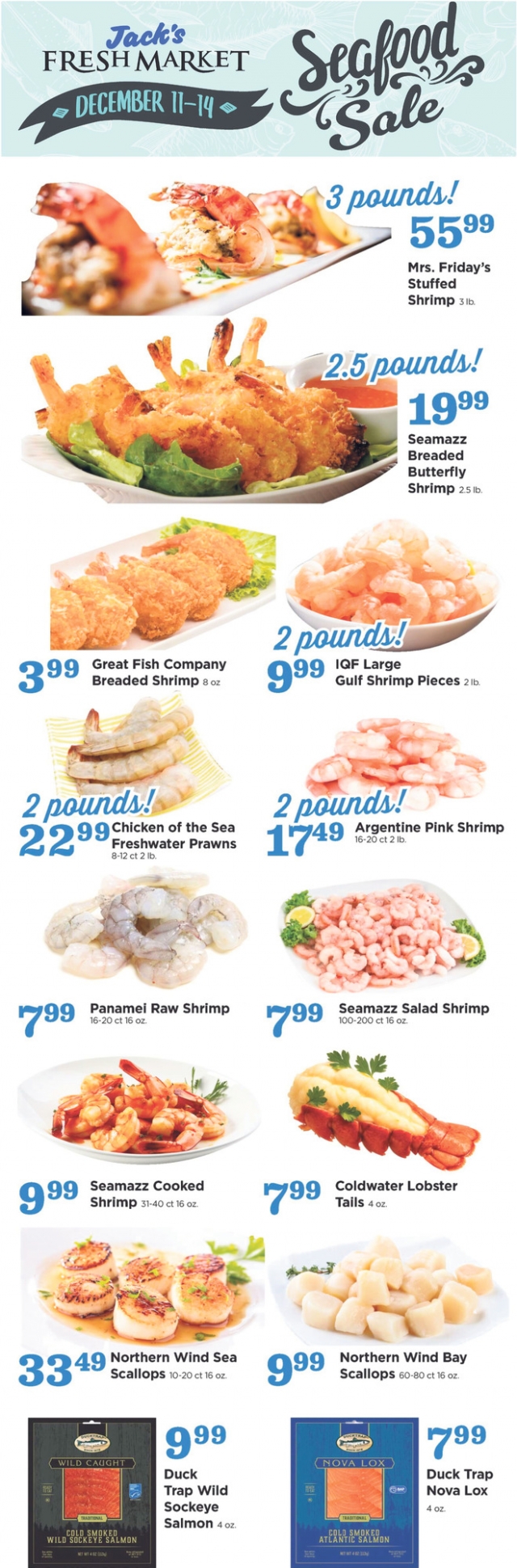 Seafood Sale, Jack's Fresh Market, Menominee, MI