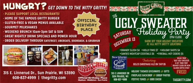 Hungry? Get Down to The Nitty Gritty!, Nitty Gritty, Madison, WI