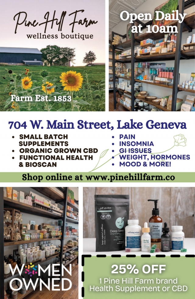 Pine Hill Farm Wellness Boutique, Pine Hill Farm, Watertown, WI