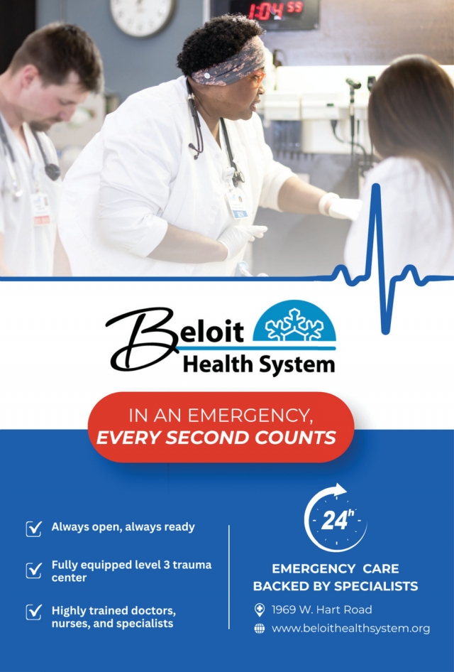 In a Emergency, Every Second Counts, Beloit Health System