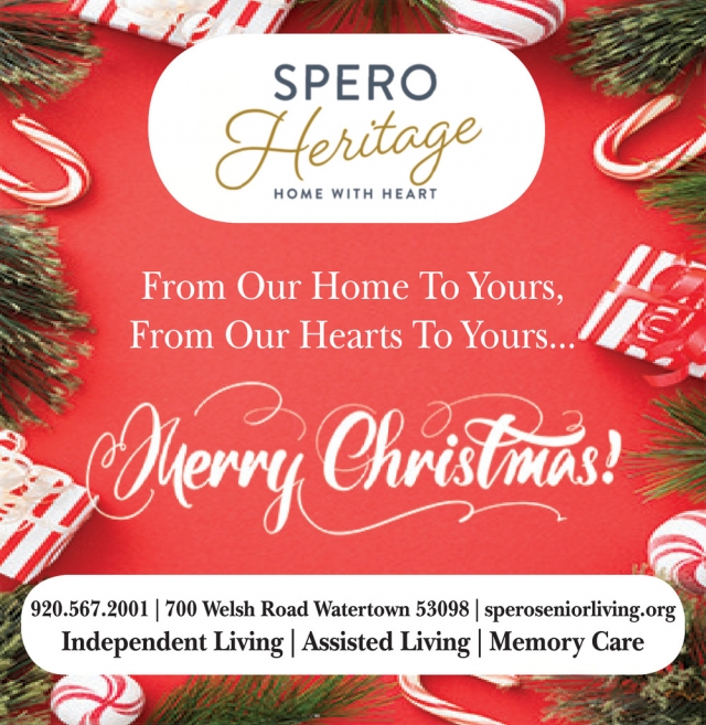 Merry Christmas, Spero Heritage, Watertown, WI