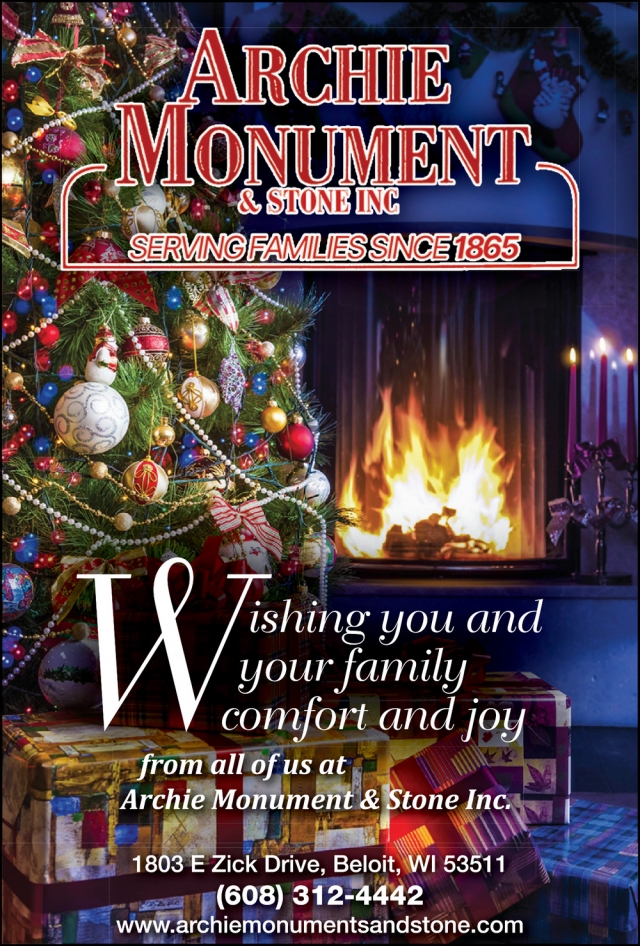 Monument Sales, Archie Monument & Stone Inc., Beloit, WI