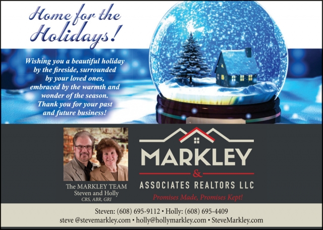 Home for The Holidays!, Markley & Associates Realtors, LLC