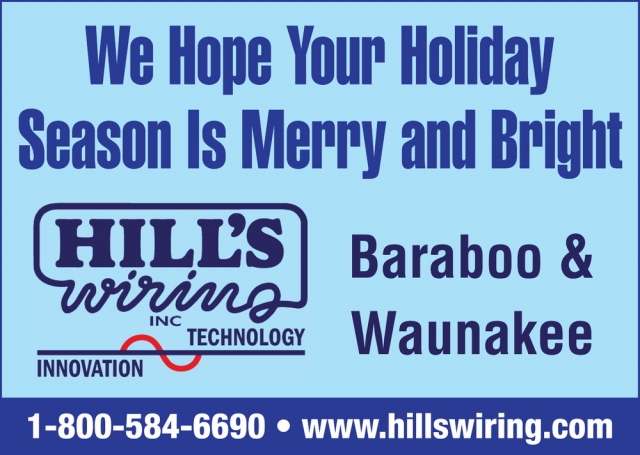 We Hope Your Holiday Season Is Merry and Bright, Hill's Wiring, Inc., Baraboo, WI
