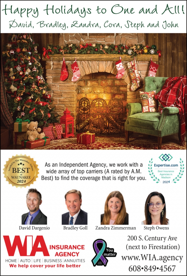 Insurance Agency, WIA Insurance, Waunakee, WI