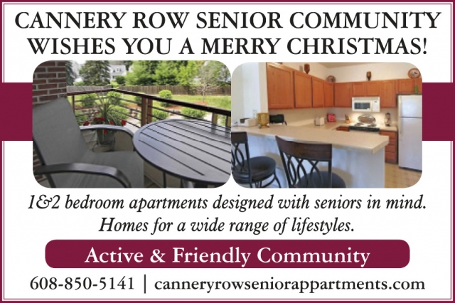Active & Friendly Community, Cannery Row Senior Community, Waunakee, WI