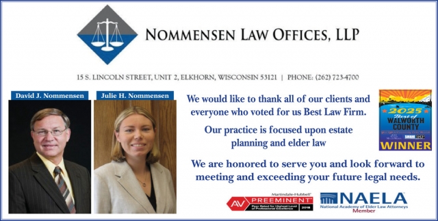 Law Offices, Nommensen Law Offices, LLP, Elkhorn, WI