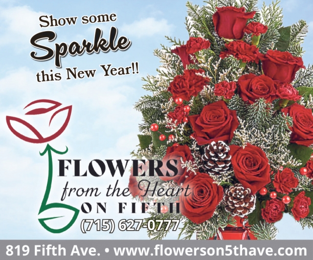 Show Some Sparkle This New Year!, Flowers From the Heart of Fifth, Antigo, WI