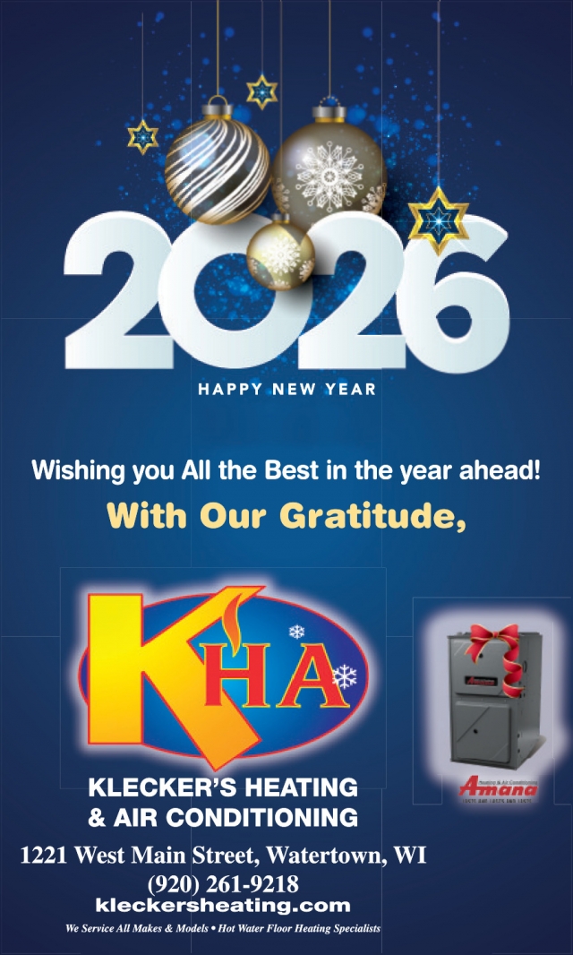 Heating & Air Conditioning Services, Klecker's Heating & Air Conditioning, Watertown, WI