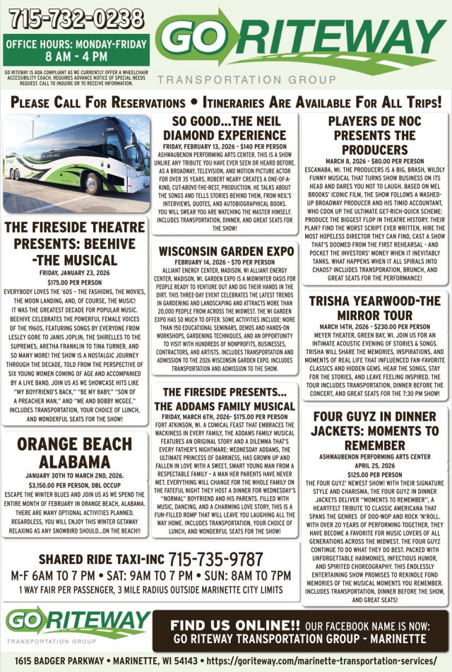 Transportation Group, GO Riteway Transportation Group, Oak Creek, WI