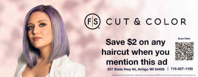 Save $2 On Any Haircut When You Mention this Ad, FS Cut & Color, Antigo, WI
