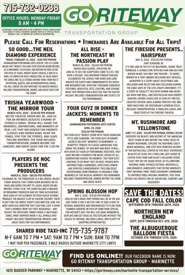 Transportation Group, GO Riteway Transportation Group, Oak Creek, WI