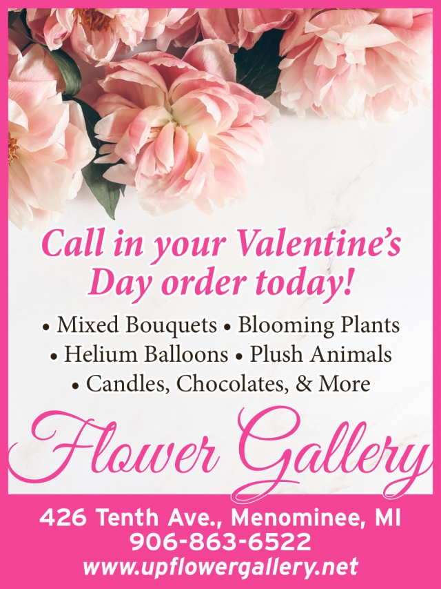 Mixed Bouquets, Flower Gallery, Menominee, MI