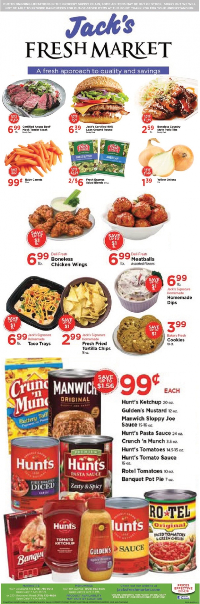 Fresh Market, Jack's Fresh Market, Menominee, MI