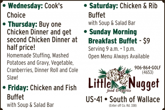 Cook's Choice, Little Nugget Golf Course, Menominee, MI