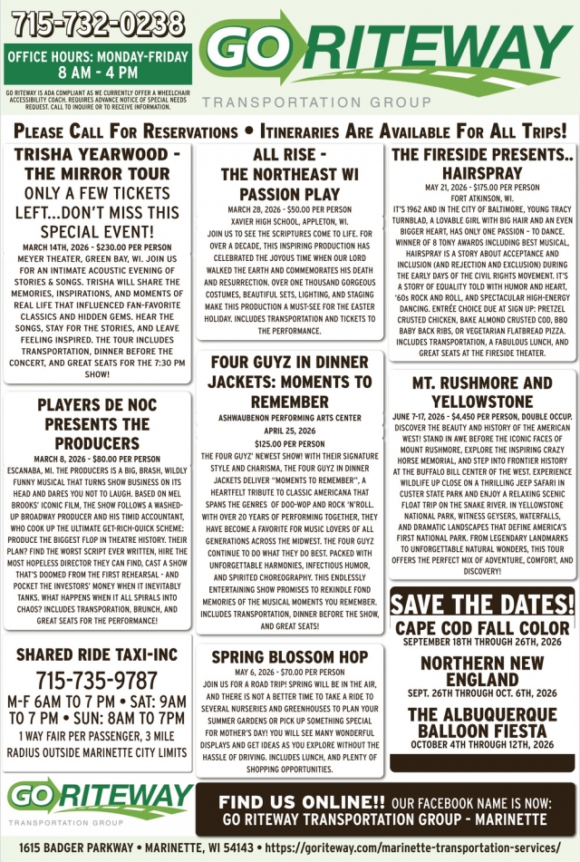 Transportation Group, GO Riteway Transportation Group, Oak Creek, WI