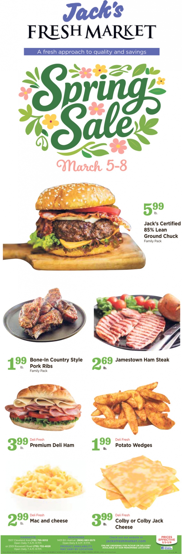 Fresh Market, Jack's Fresh Market, Menominee, MI