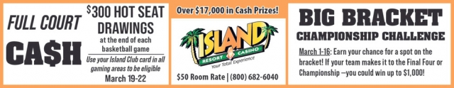 Big Bracket Championship Challenge, Island Resort & Casino, Harris, MI